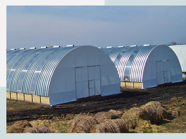 Сельскохозяйственные здания в Заволжье