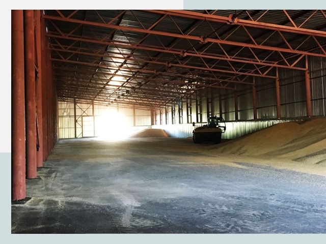 Строительство зернохранилищ в Заволжье