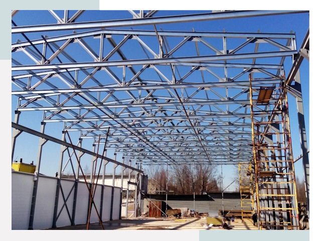 Строительство цехов в Заволжье от 611 руб. под ключ