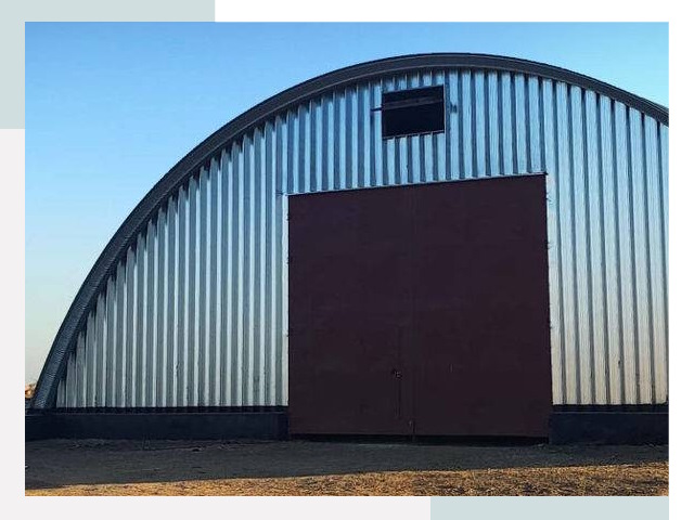 Бескаркасные ангары в Заволжье