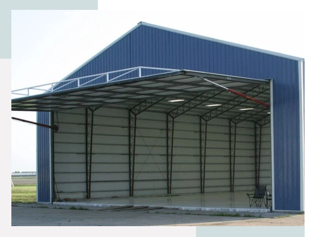 Прямо стенные ангары в Заволжье