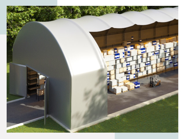 Тентовые ангары в Заволжье