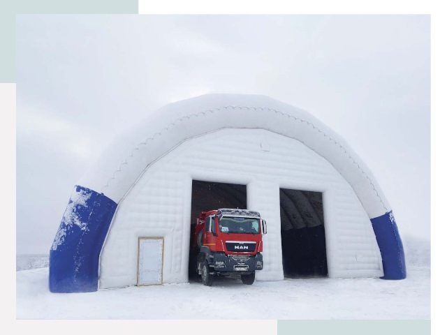 Мобильные ангары в Заволжье