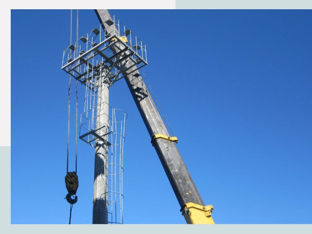 Монтаж осветительных мачт в Заволжье от 611 руб.