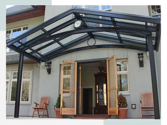 Козырьки металлические в Заволжье