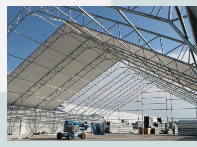 Каркасно-тентовые сооружения от СтальСтрой-Звл по цене 611 руб.