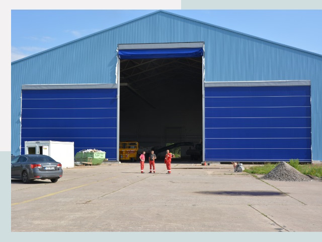 Ангарные ворота в Заволжье от СтальСтрой-Звл по цене 611 руб.